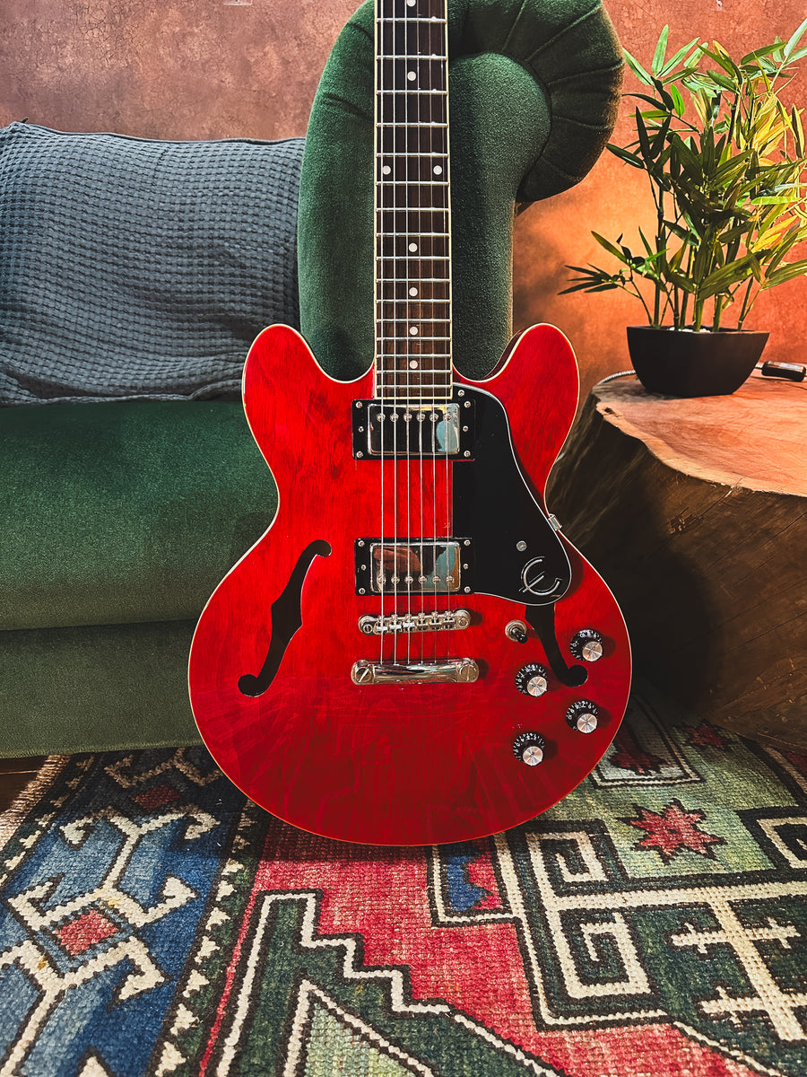 2012 Epiphone Dot ES-339 in Cherry Red (w/coil tap) – Life Guitars Co.