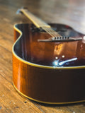 1980s (c) Fender Malibu Electro Acoustic Guitar in Violin Burst