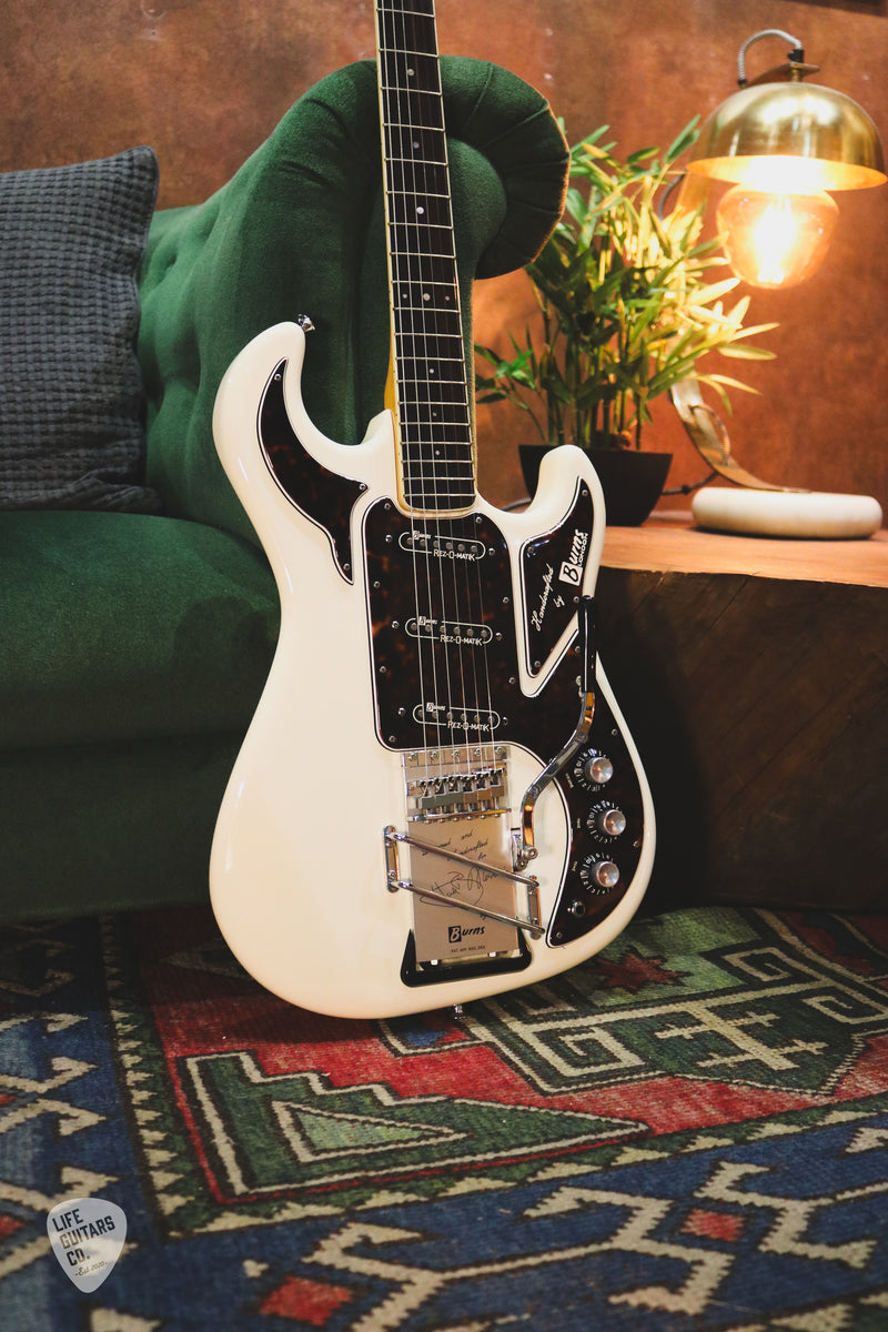 2007 (c) Burns 'The Marvin' 1964 Reissue in White (w/ OHC) – Life Guitars  Co.