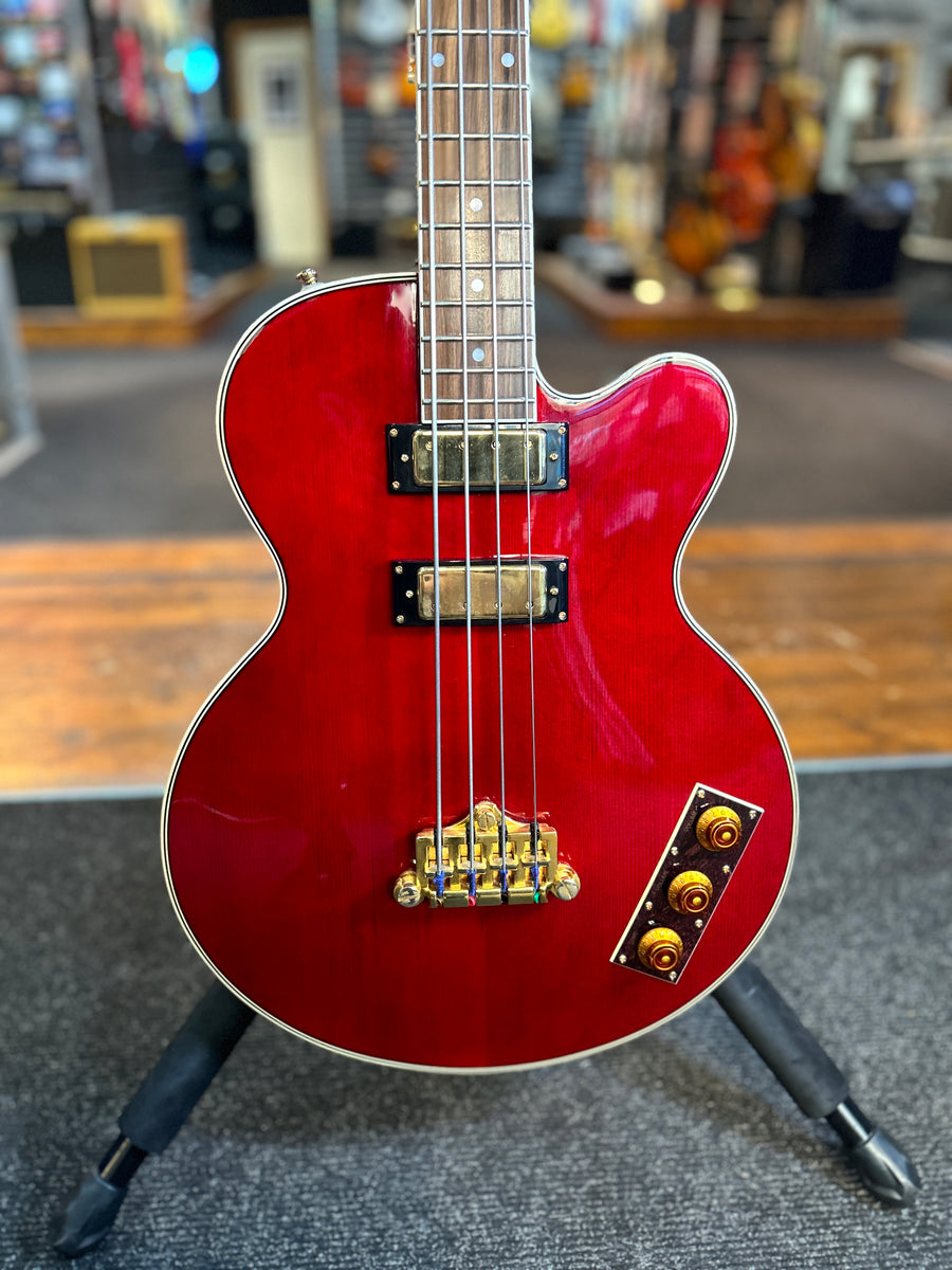 Epiphone Allen Woody Rumblekat (Wine Red, Shortscale) Bass Guitar