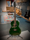 2007 Fender GDO300 TGR Acoustic Guitar in Transparent Green w/Hardcase