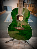 2007 Fender GDO300 TGR Acoustic Guitar in Transparent Green w/Hardcase