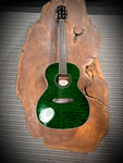 2007 Fender GDO300 TGR Acoustic Guitar in Transparent Green w/Hardcase