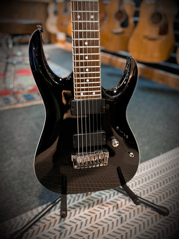 2011 Ibanez RGA7 7-String Electric Guitar in Black