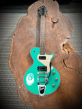 2018 Fernandes Burny LS Vintage Electric Guitar in Seafoam Green