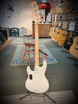 2021 Harley Benton Enhanced MB-4EB Bass Guitar in Creme