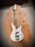 2021 Harley Benton Enhanced MB-4EB Bass Guitar in Creme