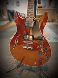 1983 Westone Rainbow 1 Semi-Hollow Electric Guitar in Antique Walnut