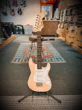 Squier Mini Strat Electric Guitar in Shell Pink (3/4 Size)