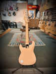 Squier Mini Strat Electric Guitar in Shell Pink (3/4 Size)