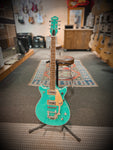 2024 Gretsch G5232T Electromatic Double Jet FT Electric Guitar in Caicos Green