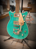 2024 Gretsch G5232T Electromatic Double Jet FT Electric Guitar in Caicos Green