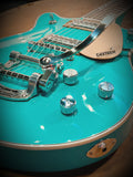 2024 Gretsch G5232T Electromatic Double Jet FT Electric Guitar in Caicos Green