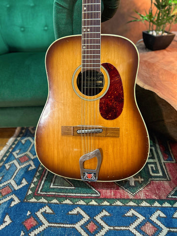 1960s-70s (c) Hagstrom BJ-12 12-String Acoustic Guitar (w/ Hardcase)