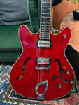 1999 DeArmond by Guild Starfire Custom in Cherry Red w/ Hardcase