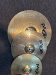 Paiste 101 Brass 14/16/20 Essential Cymbal Pack, used condition