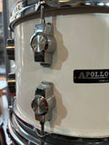 1980s (c) Apollo Coda, Vintage Drum Kit (White), 22 / 16 / 13 / 12, used condition