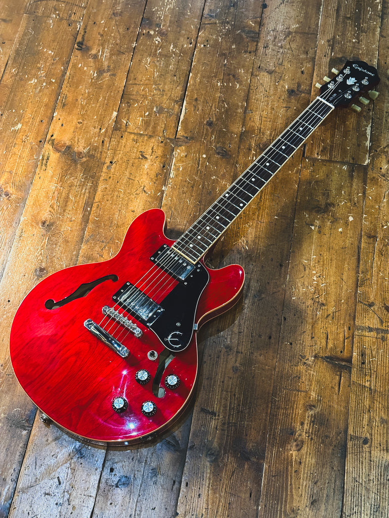 2012 Epiphone Dot ES-339 in Cherry Red (w/coil tap) – Life Guitars Co.