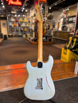 Heavily Modified Squier Strat Relic/Refinished (Blue) Electric Guitar