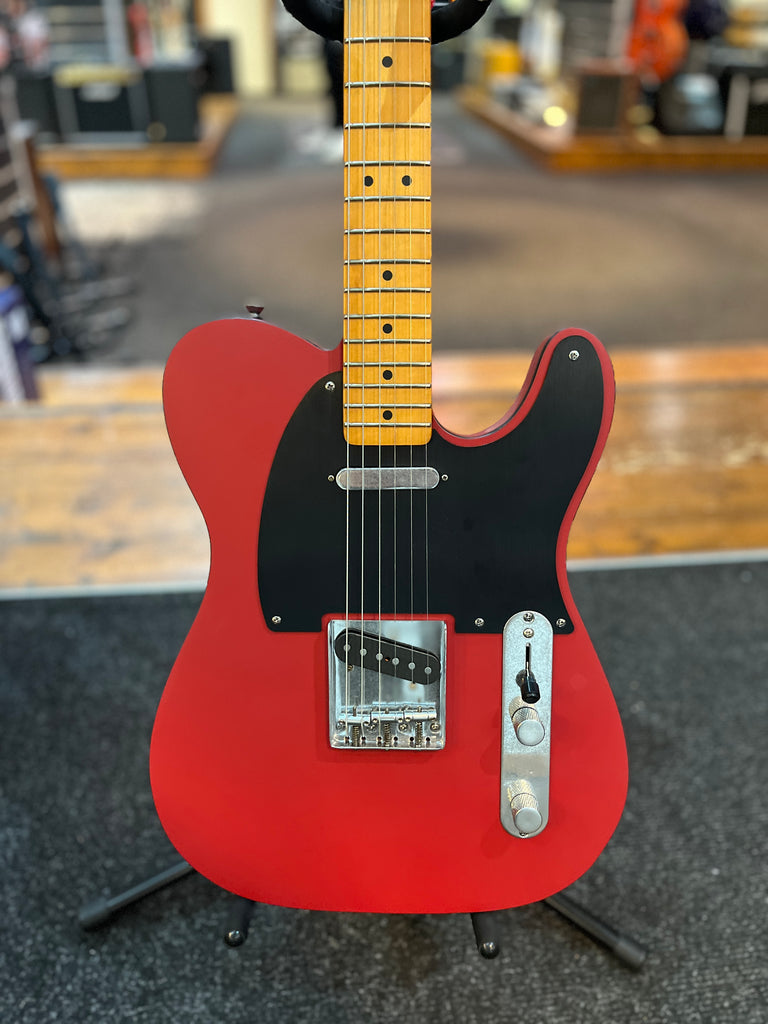 Squier Telecaster 40th Anniversary (Red w Black Double Binding