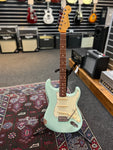 2022 Fender Vintera® '60s Stratocaster® in Surf Green, Partially reliced