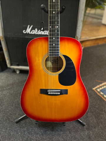 Will Sound (WS) Acoustic Guitar in Cherry Burst