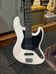 NEW Aria STB Bass, White / Black Pickguard, Bass Guitar