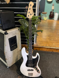 NEW - Aria STB Bass, White / Black Pickguard, Bass Guitar