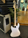 NEW - Aria STB Bass, White / Black Pickguard, Bass Guitar