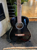 NEW - Aria AF15BK, Black Acoustic Guitar