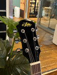 NEW - Aria AF15BK, Black Acoustic Guitar