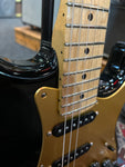 2019 Fender player series Stratocaster (MIM), Black with Gold Scratch plate, Alnico 5 Pickups,