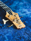 2008 (c) Vintage V1004 Bass Guitar in Exotic Birds-eye Maple