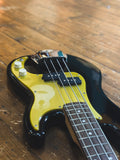 Squier Mini Precision Bass in Black (with Aesthetic Modifications)