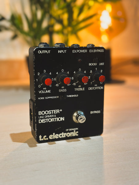 1980s (c) TC Electronic Booster+ Line Driver and Distortion Pedal, (Un –  Life Guitars Co.