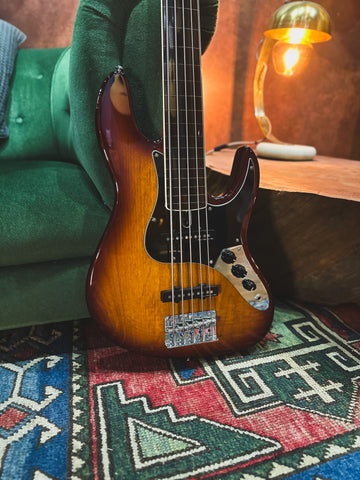 2023 Sire Marcus Miller V5-FL 5-String Fretless Bass Guitar (Branded Softcase)