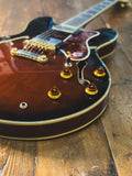 1989 Epiphone Sheraton Electric Guitar in Vintage Sunburst (Made in Korea, with OHC)