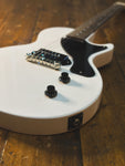 2022 Epiphone Billie Joe Armstrong Les Paul Junior in White (with OHC)