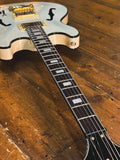 Aria Pro II TA-40 Semi-Hollow Electric Guitar in Pearl White
