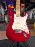 1989 Squier Stratocaster (S9 Serial Number) Red Electric Guitar