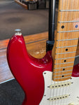 1989 Squier Stratocaster (S9 Serial Number) Red Electric Guitar