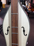 Muzikkon F-Hole Mountain Dulcimer (Strung as 3-String, with Gig Bag)