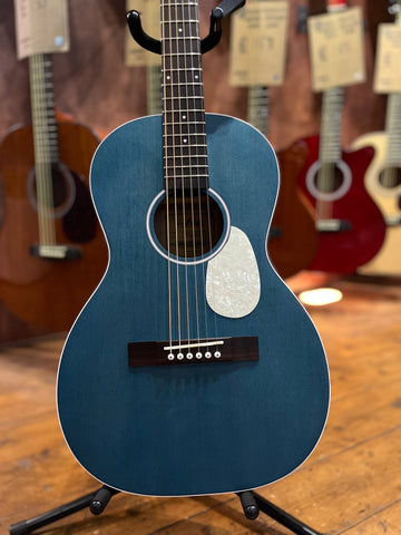 Aria 131UP STBL, Parlour Acoustic Guitar, Blue
