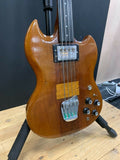 1973 Guild JS II Jetstar in Mahogany Electric Bass Guitar (Fretless)