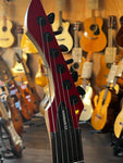 Neko Claymore 6 Baritone Electric Guitar in Red