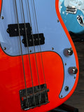 Quincy Orange (P Bass) Electric Bass Guitar