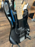 2021 Squier PJ in Black Bass Guitar (with Soft Case)