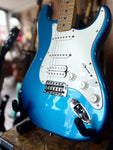 2017 Fender Stratocaster HSS in Electron Blue Electric Guitar