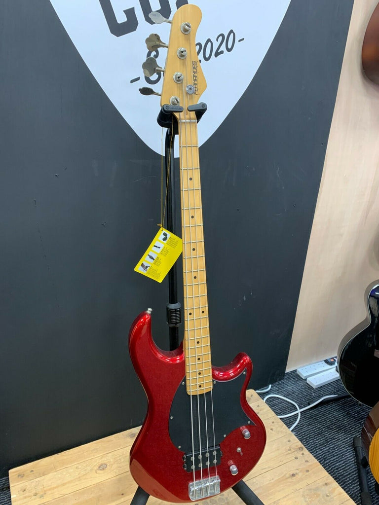 Fernandes Atlas Red Bass Guitar – Life Guitars Co.