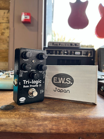 EWS Tri-Logic Bass Pre-Amp Bass Guitar Effects Pedal